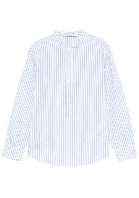 Children's shirt in linen and viscose Paolo Pecora | PP4045/MABIANCO/AZZURRO
